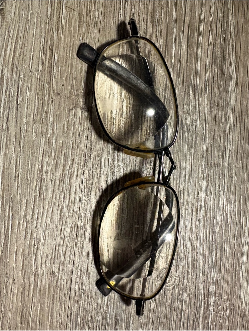 Vintage Men's Classic Oval Prescription Glasses - Parts